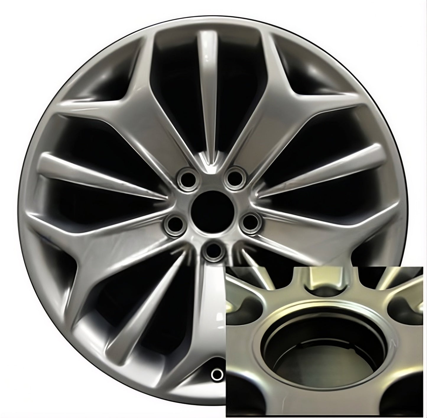 Ford Taurus 2013-2019 Factory OEM Car Wheel Size 19x8.5 Alloy 3925A.LS100V2.FF