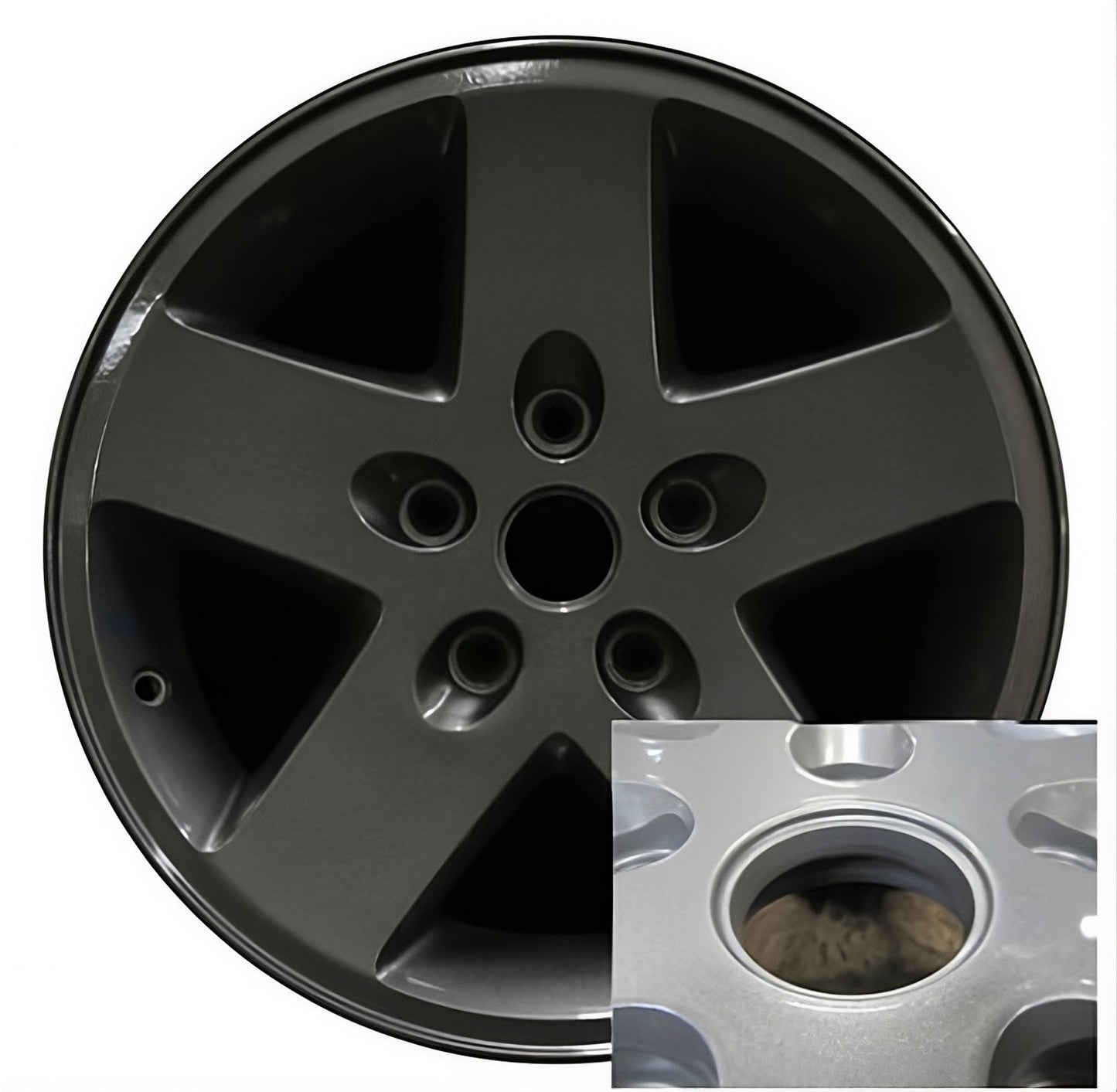 Jeep Wrangler 2007-2019 Factory OEM Car Wheel Size 17x7.5 Alloy 9074.LC123.FF