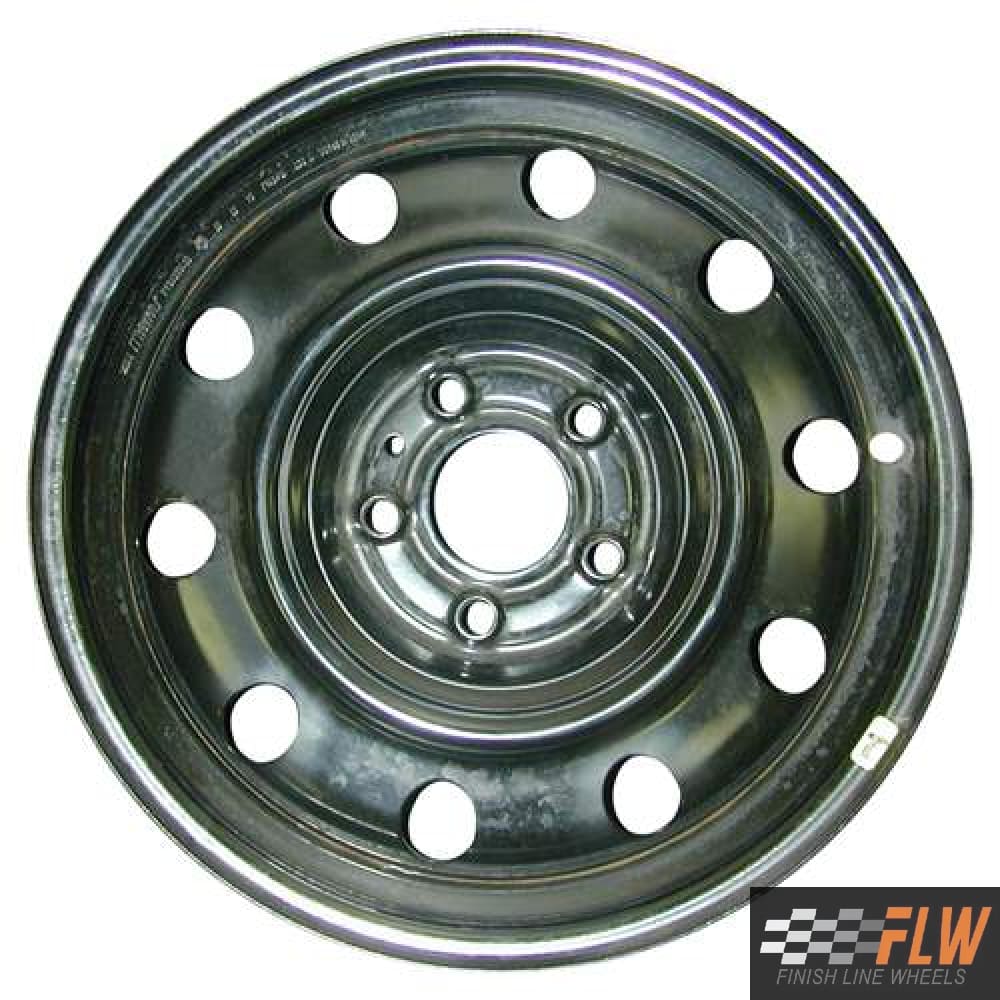 Dodge Grand Caravan 2008, 2009, 2010, 2011, 2012, Original OEM Steel Rim Size 16x6.5 S.02396.BLK