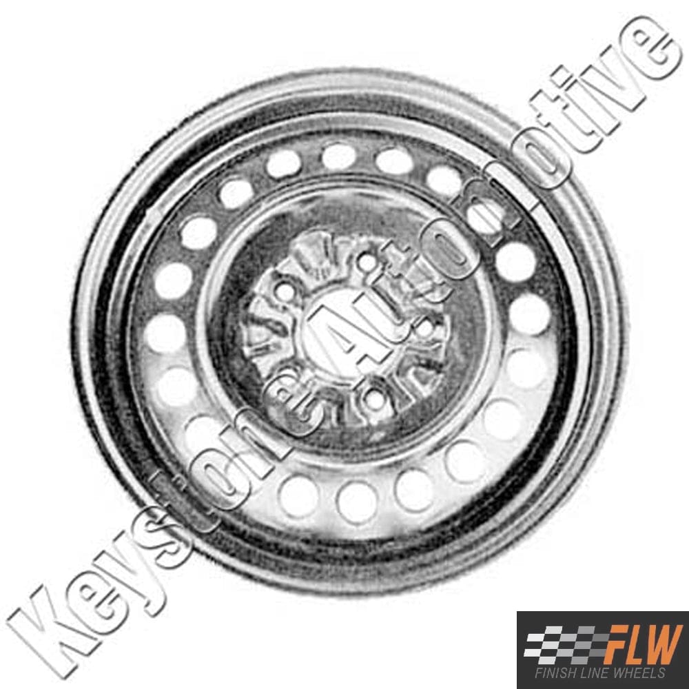 Cadillac Deville 1991, 1992, 1993, Original OEM Steel Rim Size 15x6 S.08027.BLK