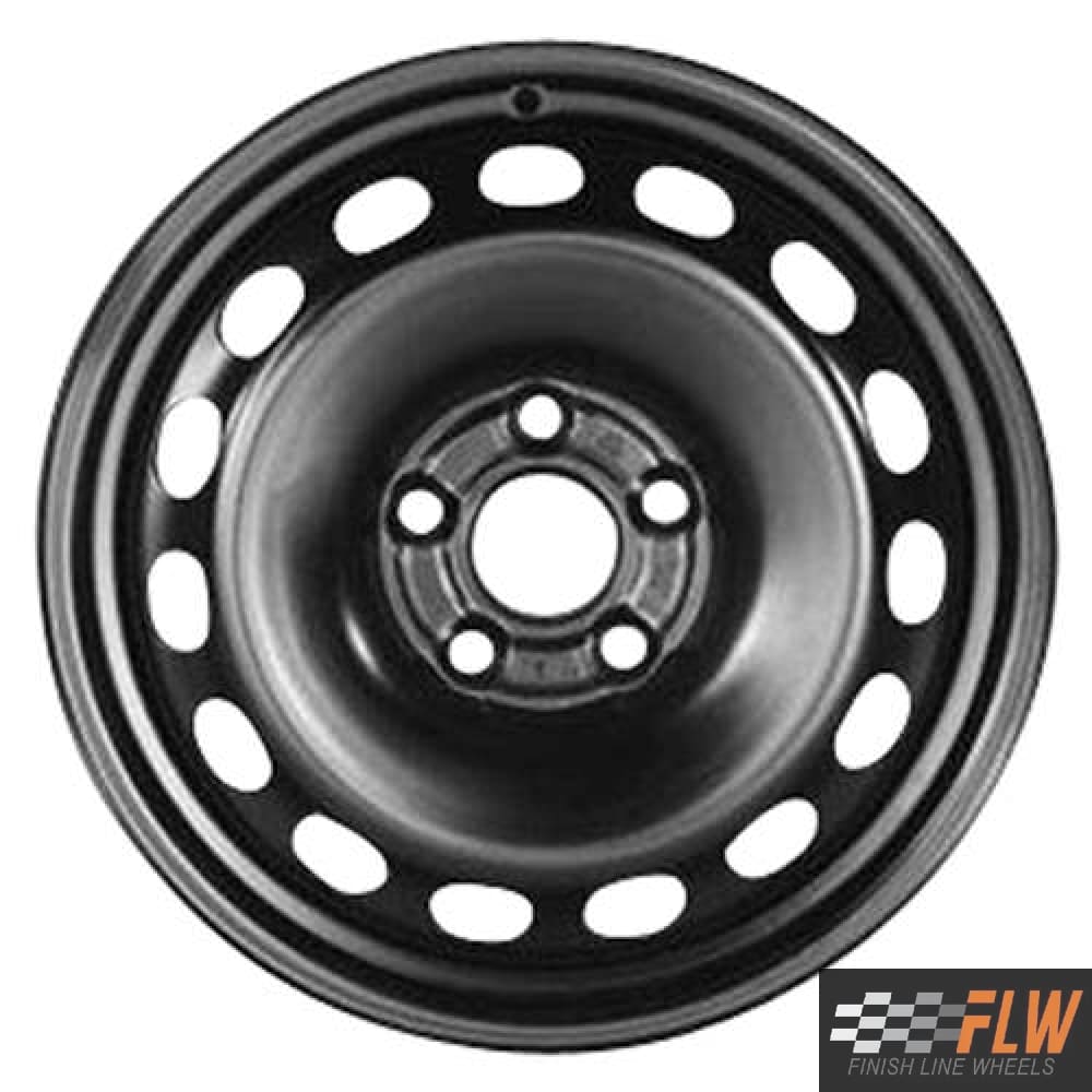 Audi A6 1998, 1999, 2000, 2001, 2002, 2003, Original OEM Steel Rim Size 16x6 S.58715.BLK