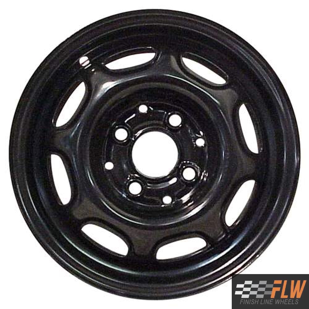 Volkswagen Fox 1987, 1988, 1989, 1990, 1991, 1992, 1993, Original OEM Steel Rim Size 13x5 S.69673.SIL