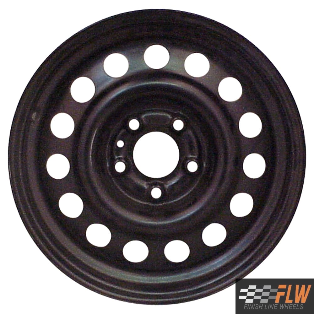 Volvo 940 960 Series 1991, 1992, 1993, 1994, 1995, Original OEM Steel Rim Size 15x6 S.70169.BLK
