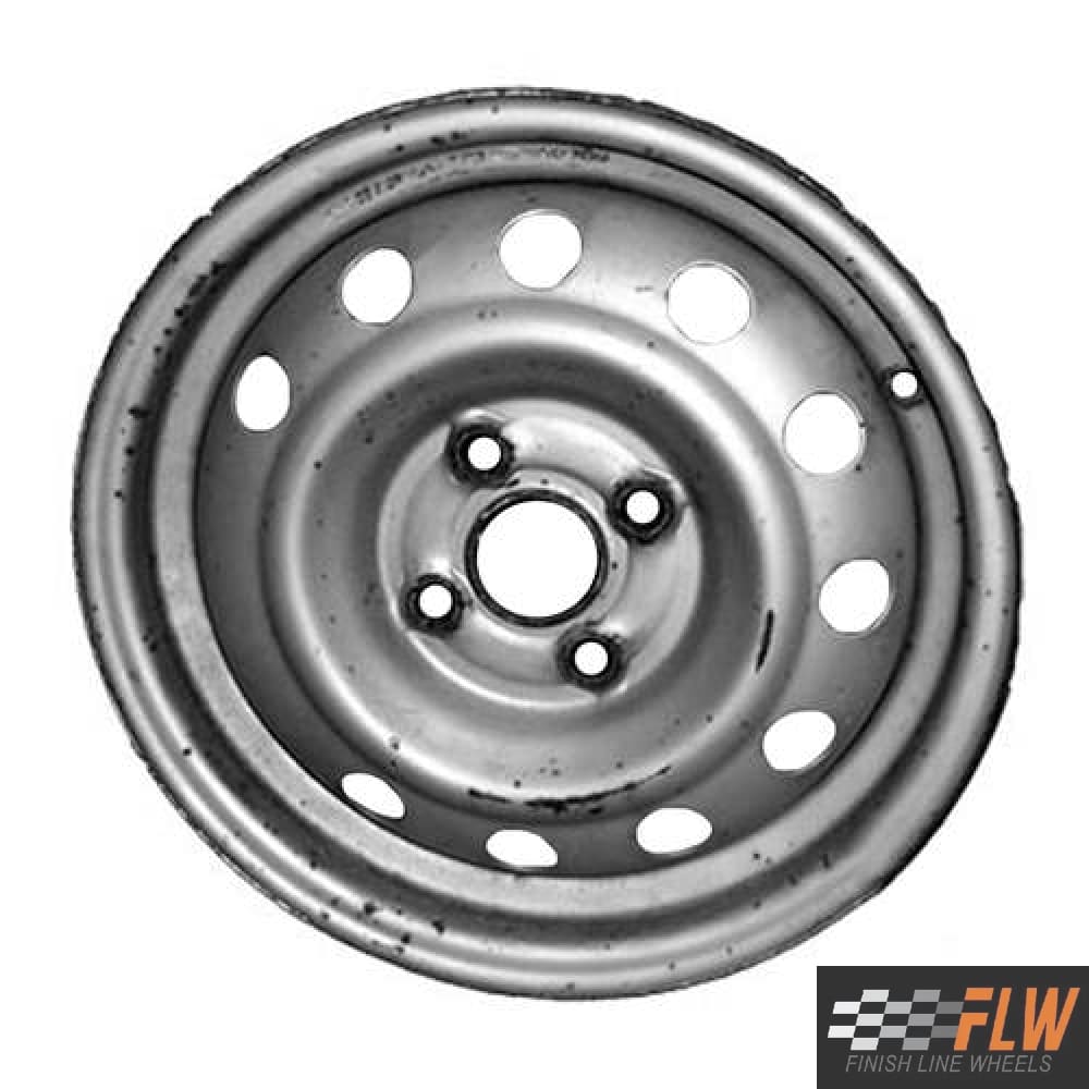Kia Rio 2008, 2009, 2010, 2011, Original OEM Steel Rim Size 14x5 S.74655.SIL