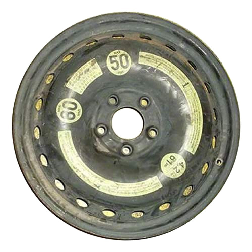 Mercedes E400 2013-2013, Original OEM Steel Rim Size 17x4 S.85127.BLK