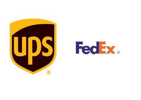 UPS and FedEx Shipping Company Logos