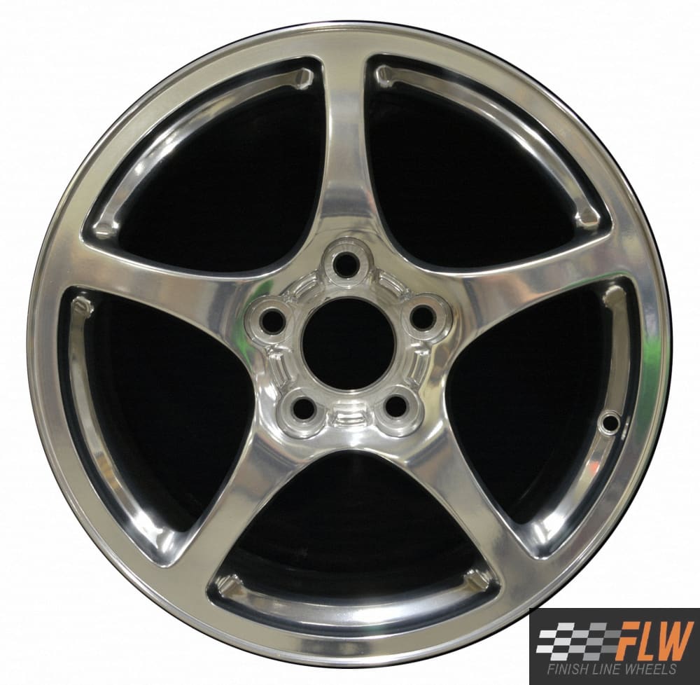 Chevrolet Corvette 2000,2001,2002,2003,2004 Factory OEM Car Wheel Size 18x9.5 Alloy 5104RE.FULL.POL