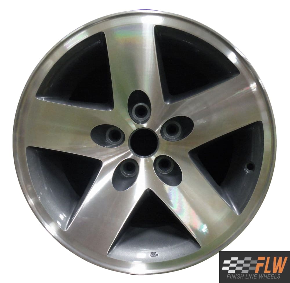 Jeep Wrangler 2002, 2003, 2004, 2005, 2006, 2007, 2008, 2009 Factory OEM Car Wheel Size 16x8 Alloy 9047A.LC72.MA