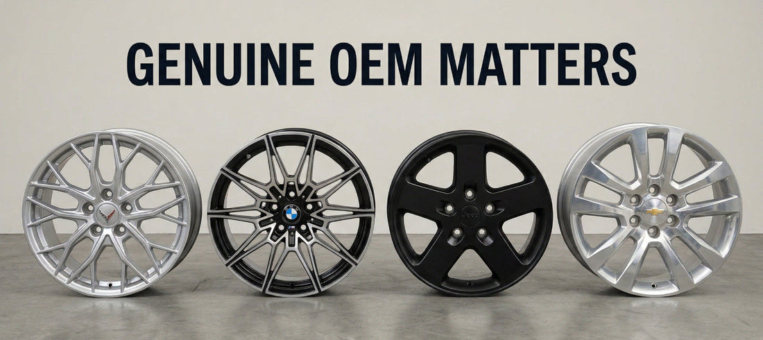 Factory Vehicle Rims Genuine Factory OEM Rims vs. Replica Knockoff Rims – Finish Line Wheels