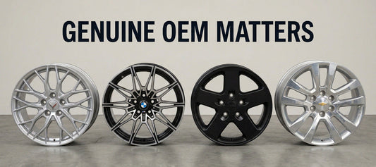 4 Genuine OEM Wheels in a row