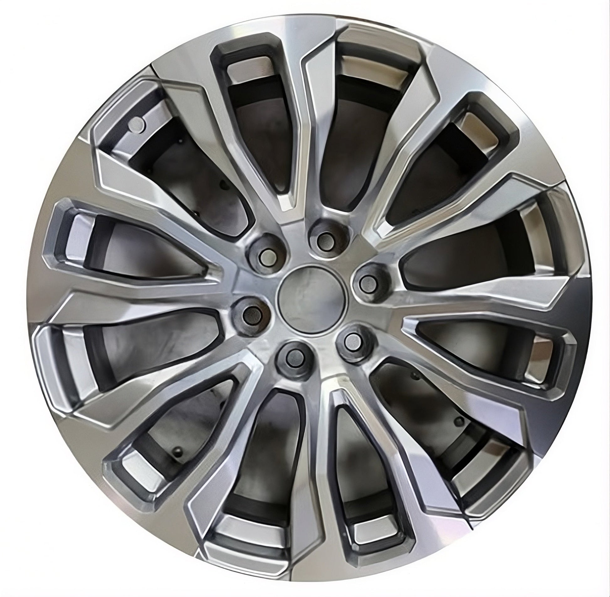 GMC Yukon  2007-2024 Factory OEM Car Wheel Size 22x9 Alloy 14025.PB1LS59U3B.MA