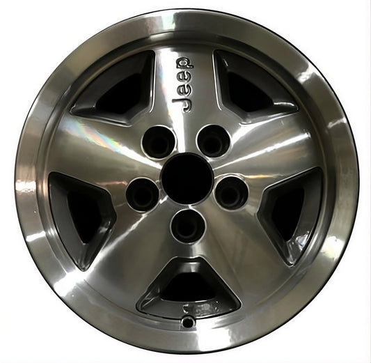 Jeep Wrangler  1987-1995 Factory OEM Car Wheel Size 15x7 Alloy 1512.PC06.MA