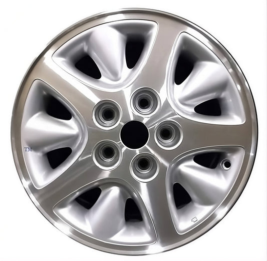 Plymouth Voyager  1996, 1997, 1998, 1999, 2000 Factory OEM Car Wheel Size 15x6.5 Alloy 2071.PS01.MA