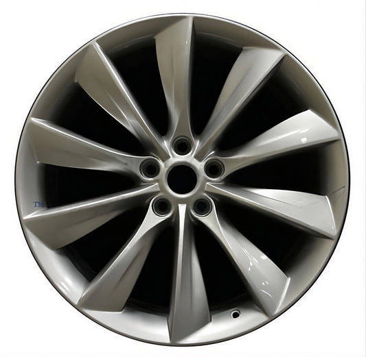 Tesla Model S  2013-2014 Factory OEM Car Wheel Size 21x9 Alloy 210013.LS09.FF