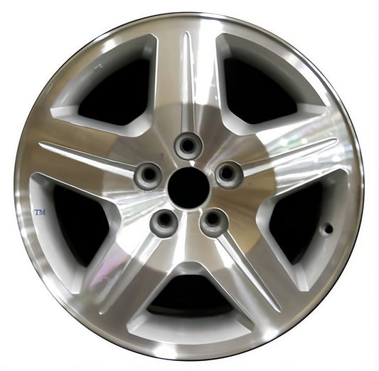 Dodge Caliber  2007, 2008, 2009 Factory OEM Car Wheel Size 17x6.5 Alloy 2287A.PS09.MA