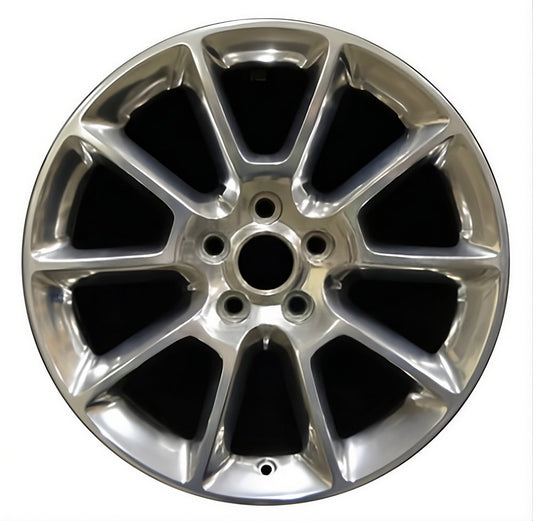 Ford Mustang  2010-2012 Factory OEM Car Wheel Size 18x8 Alloy 3810.FULL.POL