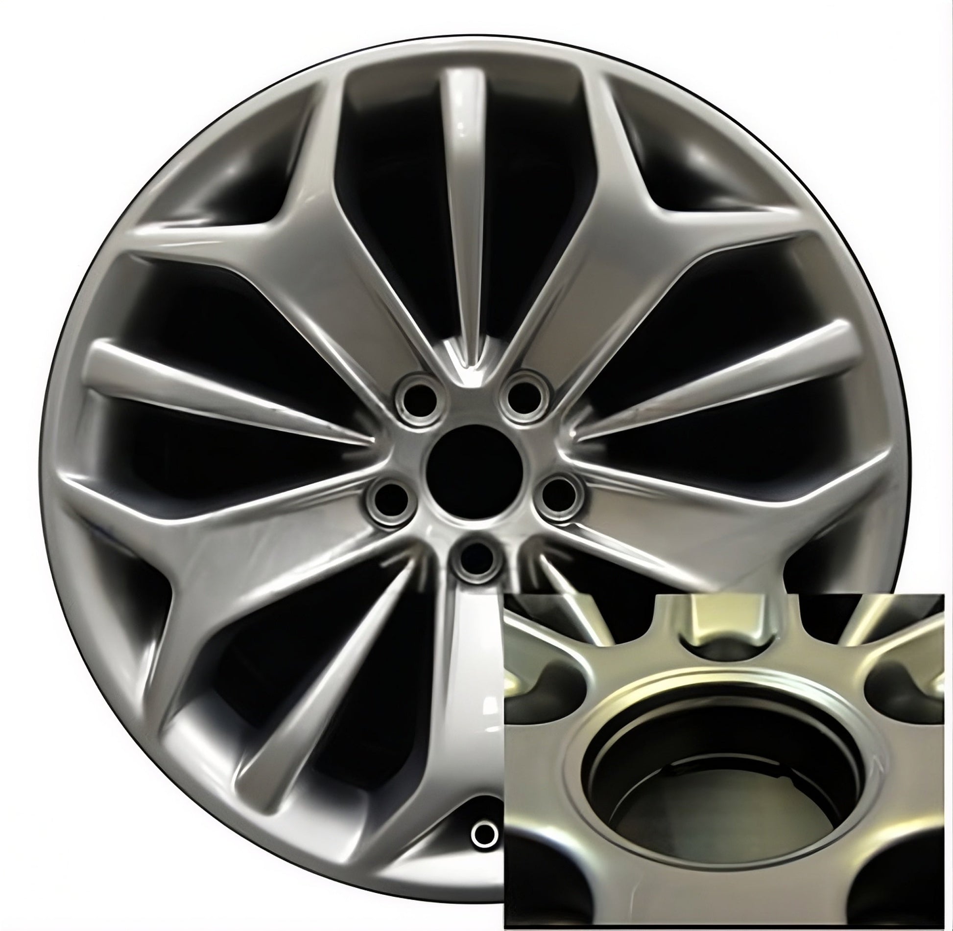 Ford Taurus  2013-2019 Factory OEM Car Wheel Size 19x8.5 Alloy 3925A.LS100V2.FF