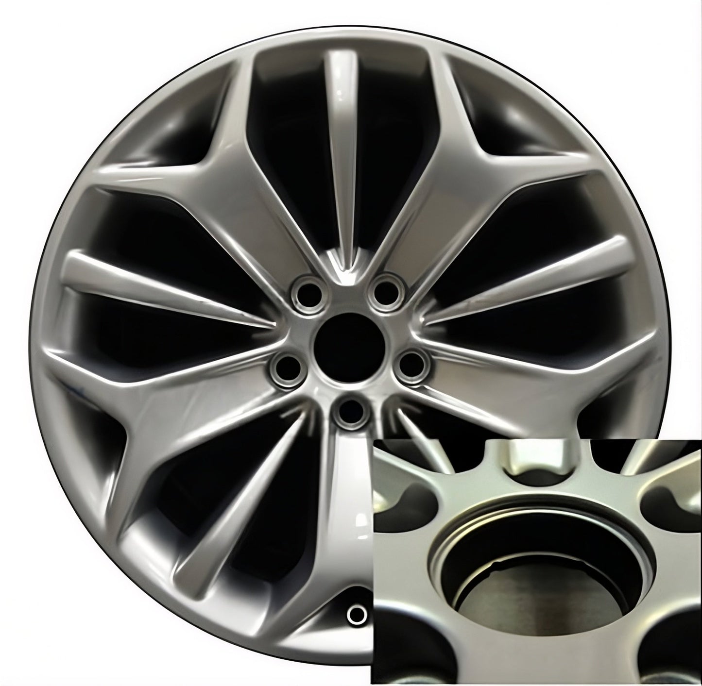 Ford Taurus  2013-2019 Factory OEM Car Wheel Size 19x8.5 Alloy 3925B.LS100V2.FF
