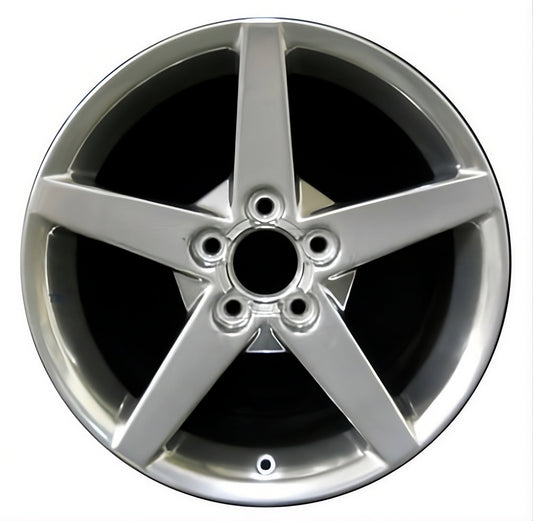 Chevrolet Corvette  2005-2008 Factory OEM Car Wheel Size 18x8.5 Alloy 5000FT.FULL.POL