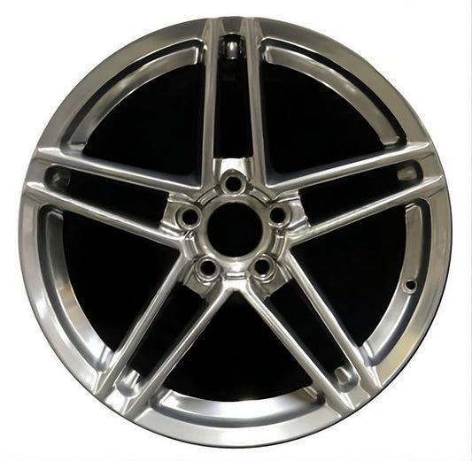 Chevrolet Corvette  2006-2013 Factory OEM Car Wheel Size 19x12 Alloy 5107RE.FULL.POL