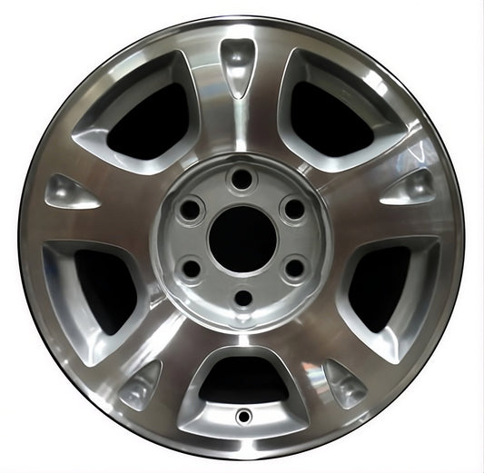 Chevrolet Avalanche  2002-2006 Factory OEM Car Wheel Size 17x7.5 Alloy 5130.PS02.MA