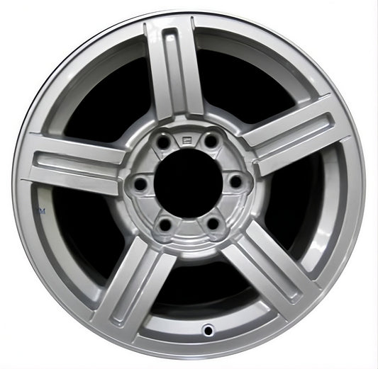 Chevrolet Colorado  2004-2008 Factory OEM Car Wheel Size 17x8 Alloy 5184.PS01.FF