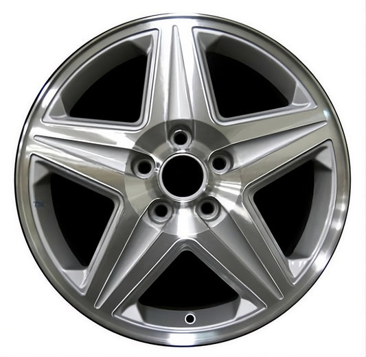 Chevrolet Impala  2004-2006 Factory OEM Car Wheel Size 17x6.5 Alloy 5187.PS13.TMA