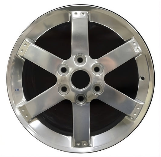 Chevrolet Trailblazer  2004-2008 Factory OEM Car Wheel Size 17x7 Alloy 5312.FULL.POL