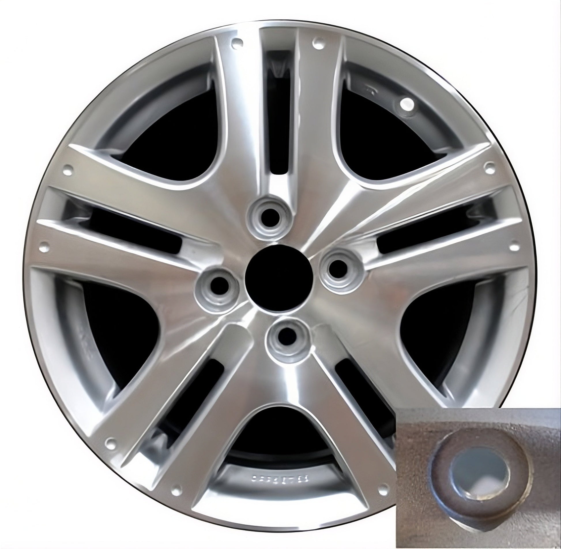 Honda Fit  2007-2008 Factory OEM Car Wheel Size 15x6 Alloy 63917B.PS15.MA