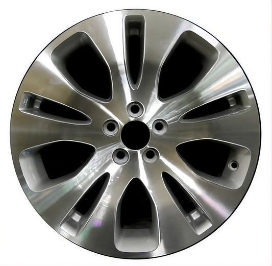 Subaru Legacy  2008-2009 Factory OEM Car Wheel Size 17x7 Alloy 68760.PS02.MA