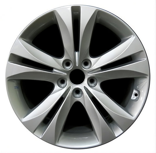 Hyundai Genesis  2009-2012 Factory OEM Car Wheel Size 18x8 Alloy 70789.LS03.FF