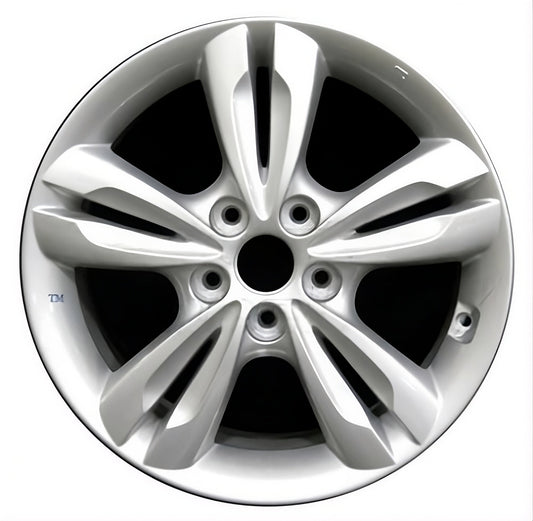 Hyundai Tucson  2010-2016 Factory OEM Car Wheel Size 17x6.5 Alloy 70794.LS09.FF