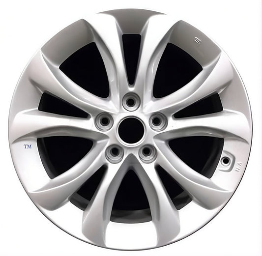 Hyundai Genesis  2012-2014 Factory OEM Car Wheel Size 17x7 Alloy 70825.LS03.FF