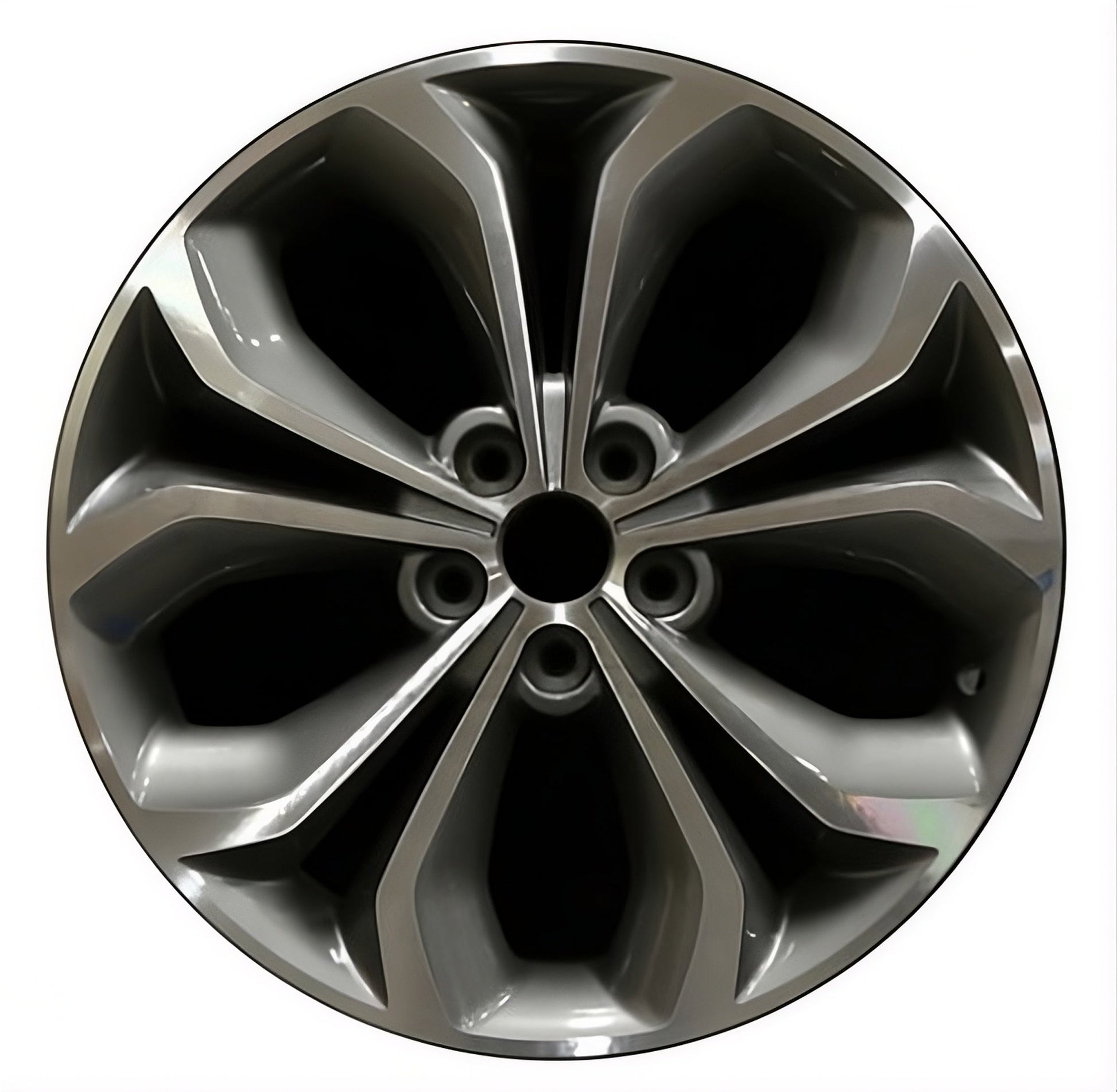 Hyundai Santa Fe  2013-2016 Factory OEM Car Wheel Size 19x7.5 Alloy 70854.LC25.MA