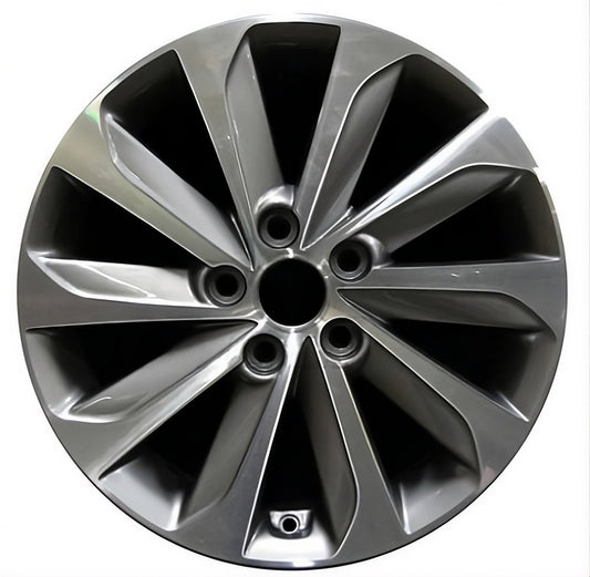 Hyundai Sonata  2014 Factory OEM Car Wheel Size 17x6.5 Alloy 70861.LC25.MABRT
