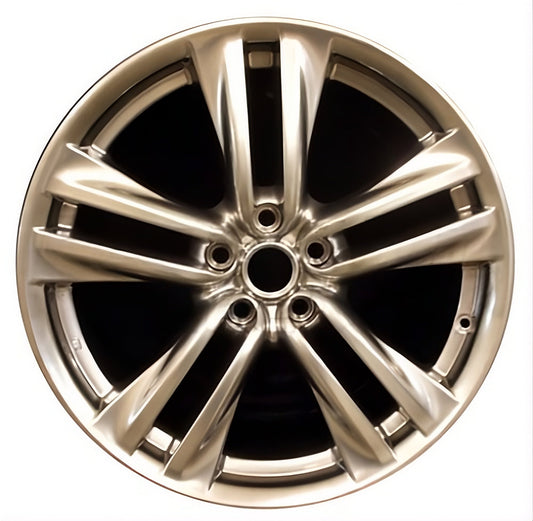 Infiniti M45  2008-2010 Factory OEM Car Wheel Size 19x8.5 Alloy 73697.HYPV2.FF