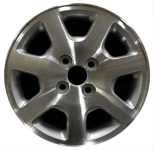 Kia Sephia  1998-2001 Factory OEM Car Wheel Size 14x5.5 Alloy 74542.PS02.MA