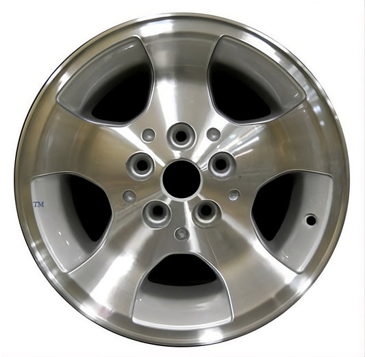 Jeep Wrangler  2000,2001,2002,2003,2004 Factory OEM Car Wheel Size 15x8 Alloy 9024.PS02.MA