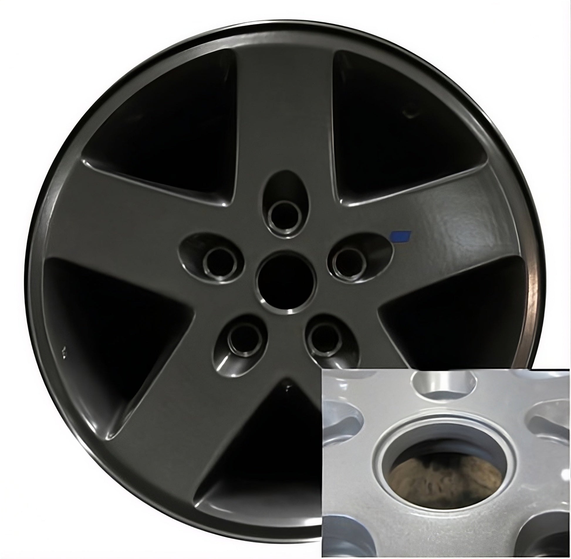 Jeep Wrangler  2007-2019 Factory OEM Car Wheel Size 17x7.5 Alloy 9074.LC65.FFC5