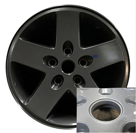 Jeep Wrangler  2007-2019 Factory OEM Car Wheel Size 17x7.5 Alloy 9074.LC65.FFC5