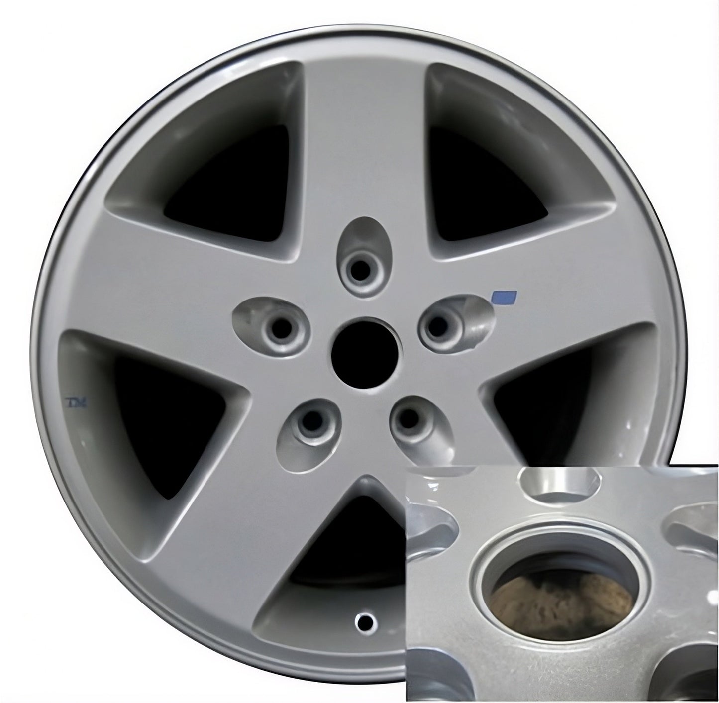 Jeep Wrangler  2007-2019 Factory OEM Car Wheel Size 17x7.5 Alloy 9074.PS13.FF