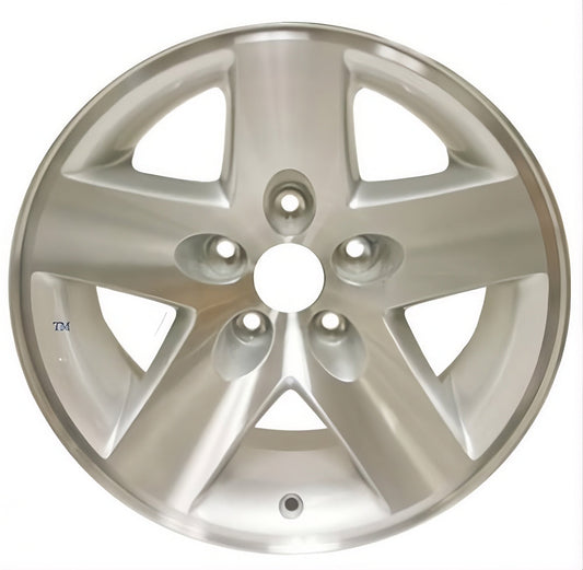 Jeep Wrangler  2007-2018 Factory OEM Car Wheel Size 17x7.5 Alloy 9075.PS02.MA