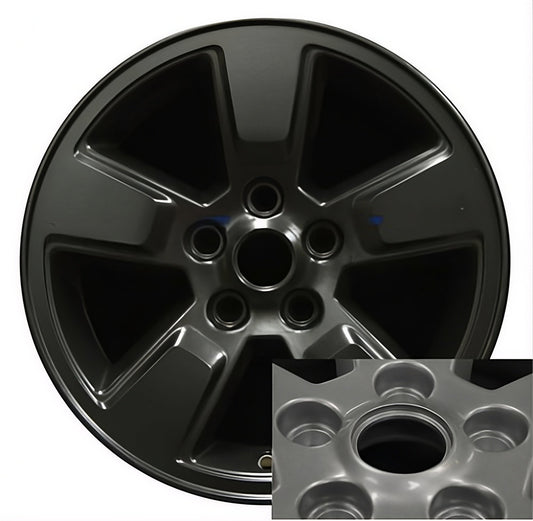 Jeep Liberty  2008-2012 Factory OEM Car Wheel Size 16x7 Alloy 9084.PB02.FF
