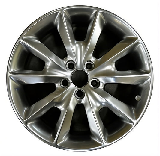 Jeep Cherokee  2014-2019 Factory OEM Car Wheel Size 18x7 Alloy 9132A.HYPV2.FFBRT