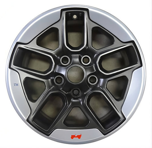 Jeep Wrangler  2018-2023 Factory OEM Car Wheel Size 17x7.5 Alloy 9219.LB01.POLC4ST