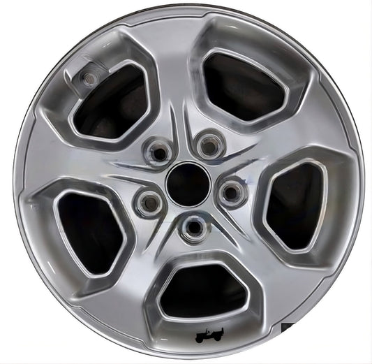 Jeep Wrangler  2021-2023 Factory OEM Car Wheel Size 17x7.5 Alloy 9236.HYPV9.FFST