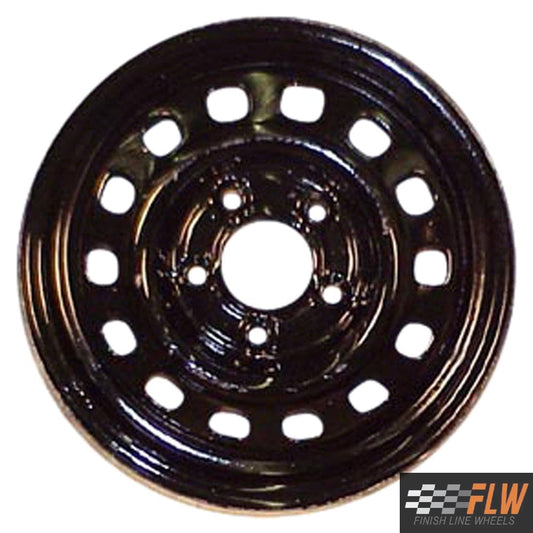 Cadillac Deville 1985, 1986, 1987, 1988, Original OEM Steel Rim Size 14x6 S.01406.BLK