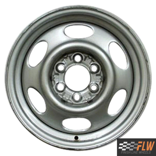 Dodge Dakota 1991, 1992, 1993, 1994, 1995, 1996, 1997, 1998, 1999, 2000, Original OEM Steel Rim Size 15x6 S.02003.SIL