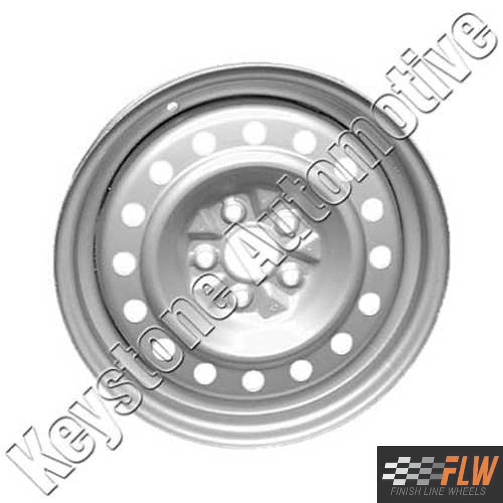 Dodge Stratus 1995, 1996, 1997, 1998, 1999, 2000, Original OEM Steel Rim Size 15x6 S.02058.BLK