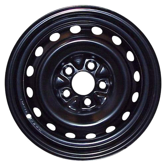 Dodge Grand Caravan 1996-2000, Original OEM Steel Rim Size 14x6 S.02077.BLK